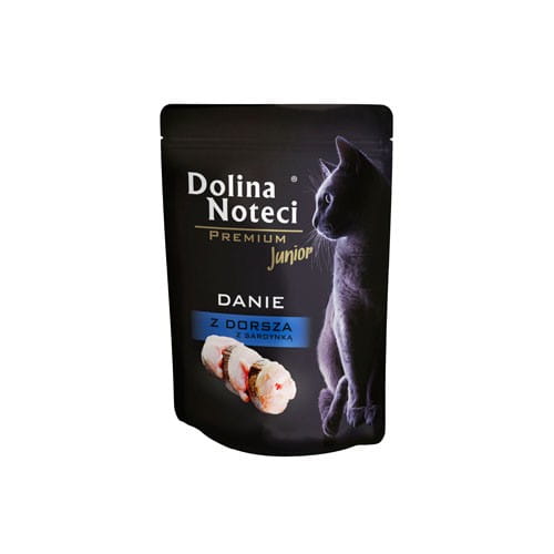 Dolina Noteci Junior Dorsz saszetka 85g - mokra karma dla kociąt