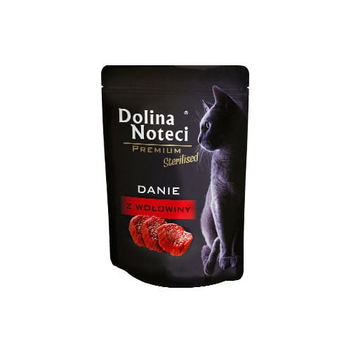 Dolina Noteci Wołowina saszetka 85g - mokra karma dla sterylizowanych kotów