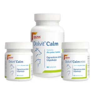 Dolfos Dolvit Calm (ogranicza stres i uspokaja) - tabletki dla psów i kotów
