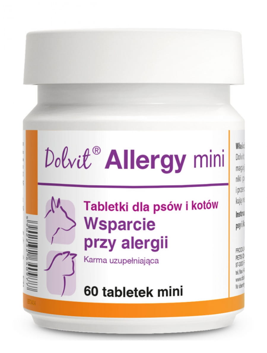 Dolfos Dolvit Allergy (wsparcie przy alergii) dla psów i kotów