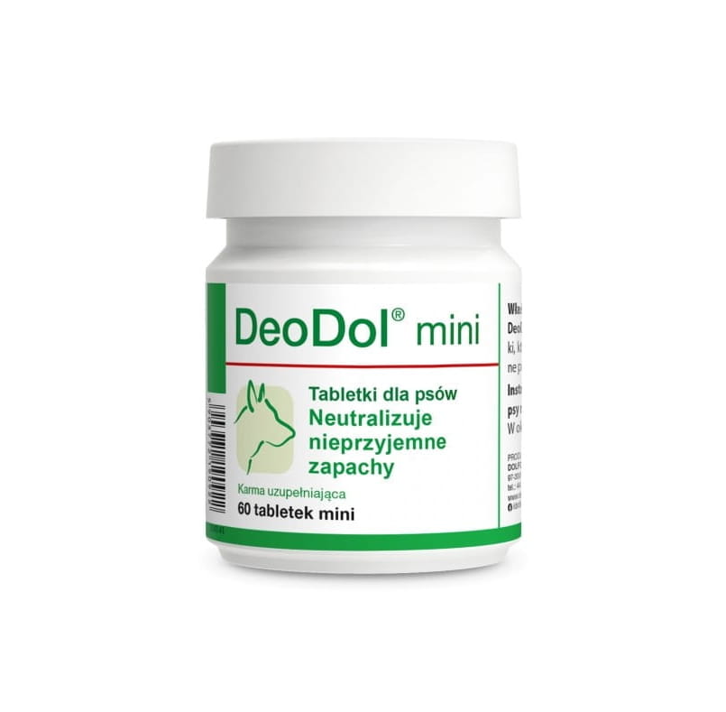 Dolfos Dolvit DeoDol (neutralizuje nieprzyjemne zapachy) - tabletki dla psów