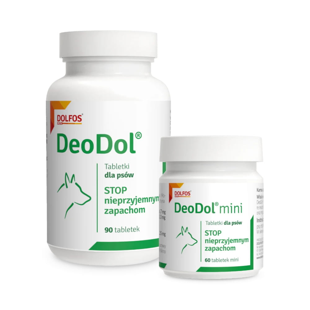 Dolfos Dolvit DeoDol (neutralizuje nieprzyjemne zapachy) - tabletki dla psów