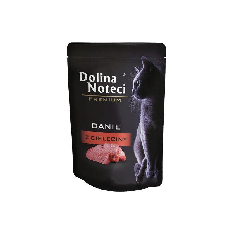 Dolina Noteci Cielęcina saszetka 85g - mokra karma dla kotów