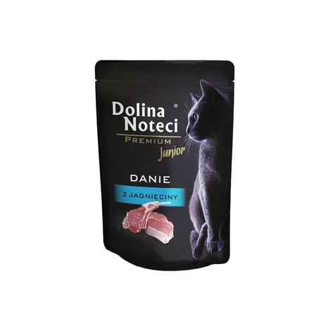 Dolina Noteci Junior Jagnięcina saszetka 85g - mokra karma dla kociąt