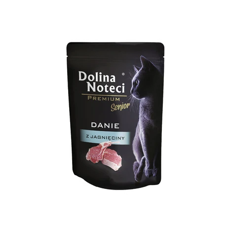 Dolina Noteci Senior Jagnięcina saszetka 85g - mokra karma dla kotów seniorów