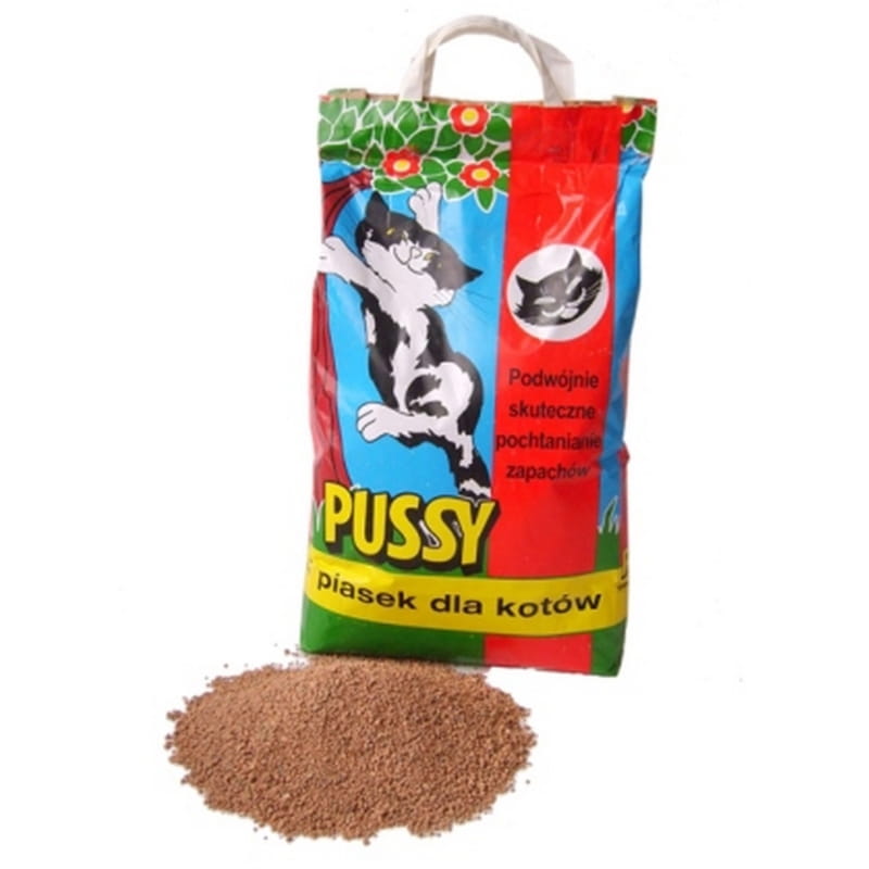 Pussy Moller Mineralny żwirek niezbrylający 9L - żwirki dla kotów