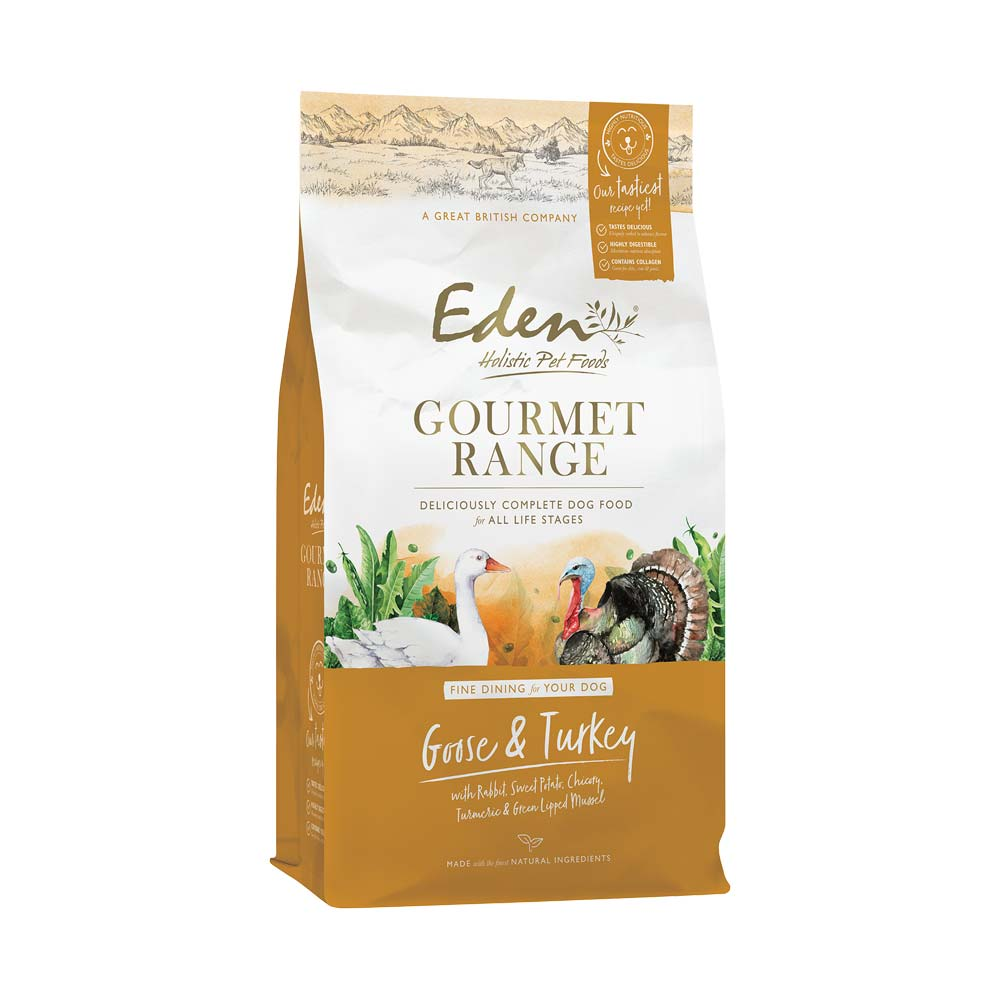 Eden Gourmet Gęś i Indyk 2kg/10kg - sucha karma dla psów