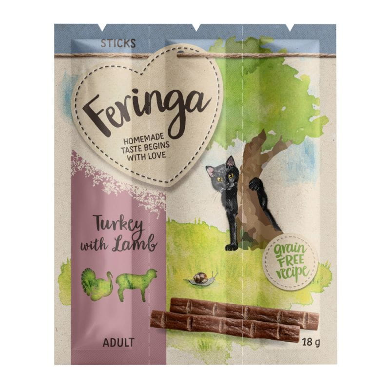 Feringa Sticks (indyk i jagnięcina) 3 x 6g - przysmaki dla kotów