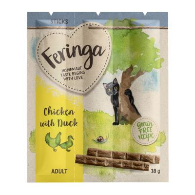 Feringa Sticks (kurczak i kaczka) 3 x 6g - przysmaki dla kotów
