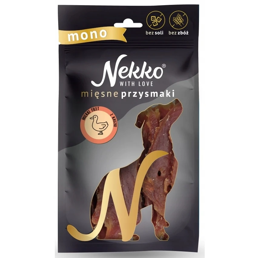 Nekko Przysmak Pies Mono filet z kaczki miękki 80g