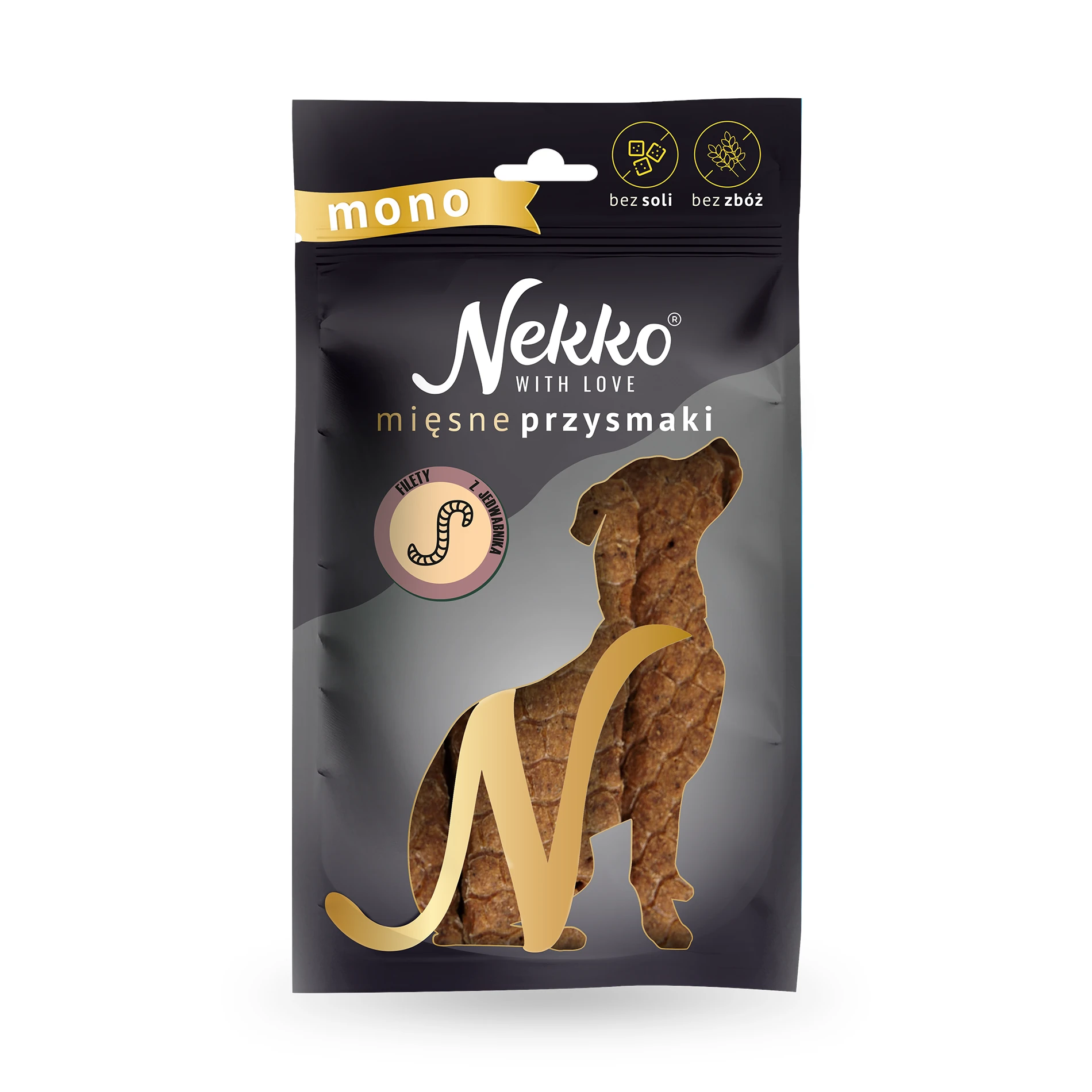 Nekko Przysmak Pies Mono filet z jedwabnika 80g