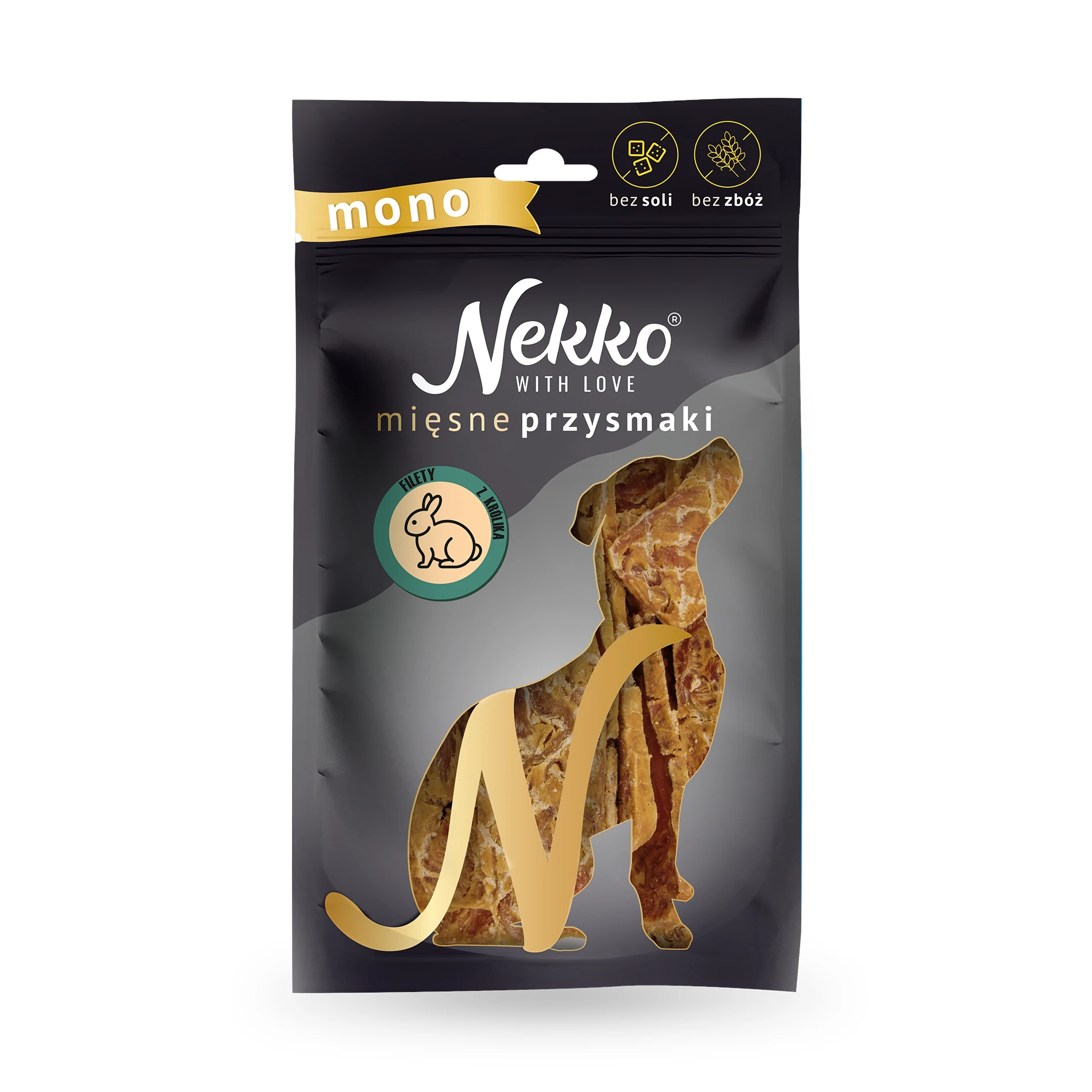 Nekko Przysmak Pies Mono filet z królika 80g