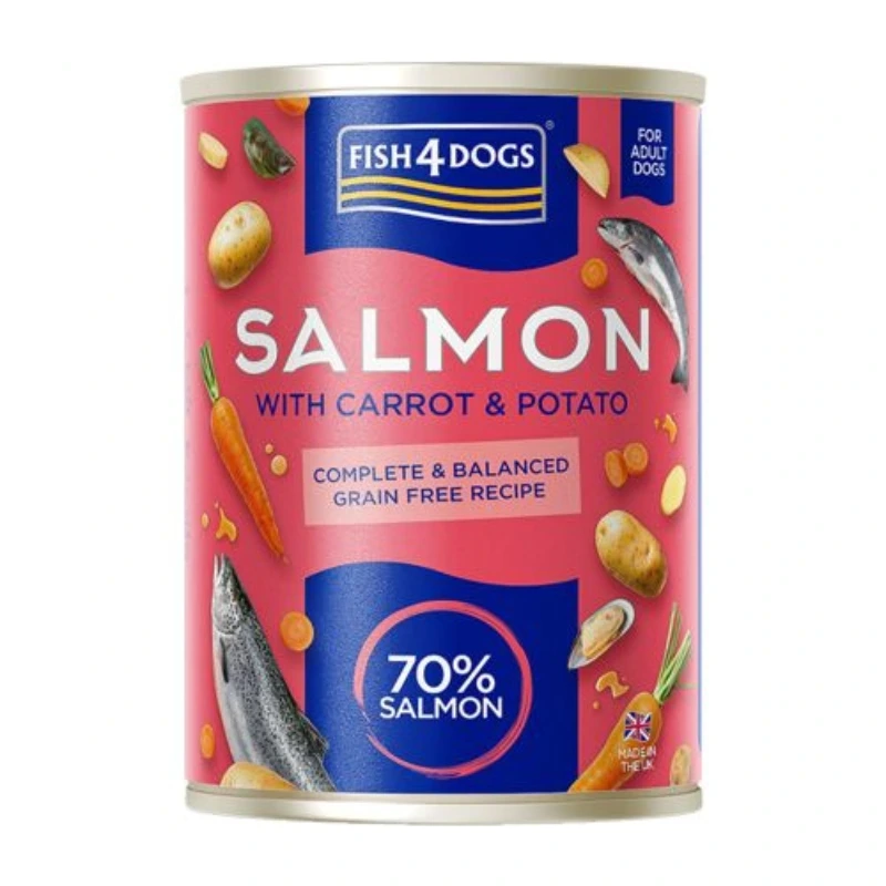 Fish4Dogs Łosoś 395g - mokra karma dla psów