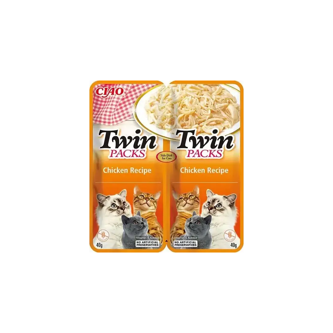 Inaba Ciao Cat Twin Packs kurczak 2x40g
