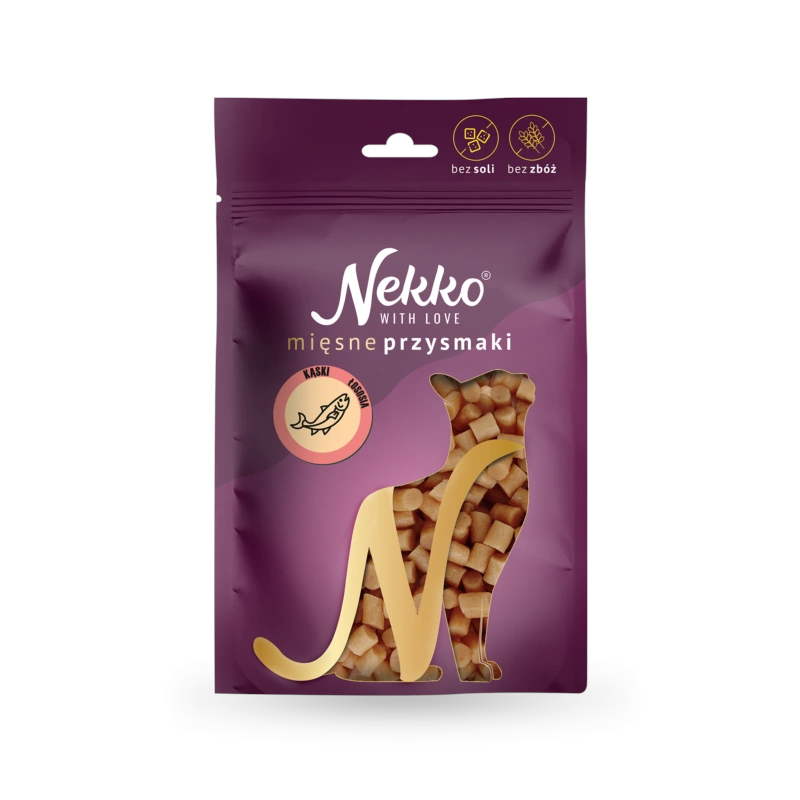 Nekko Przysmak Kot kąski łososia 50g