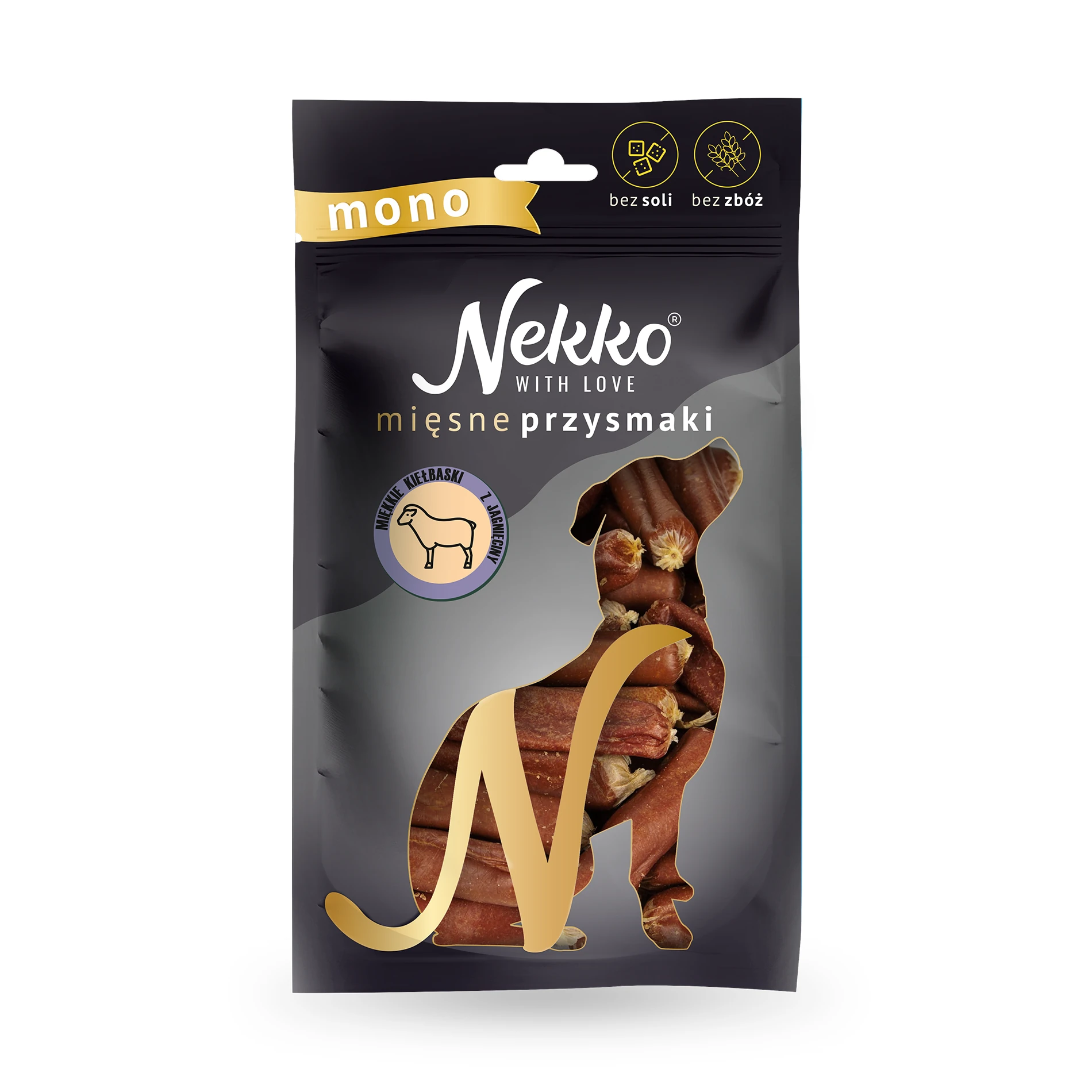 Nekko Przysmak Pies Mono kiełbaski z jagnięciny 80g