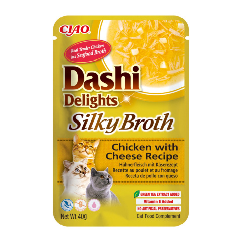Inaba Dashi Cat Delights Silky kurczak ser 40g