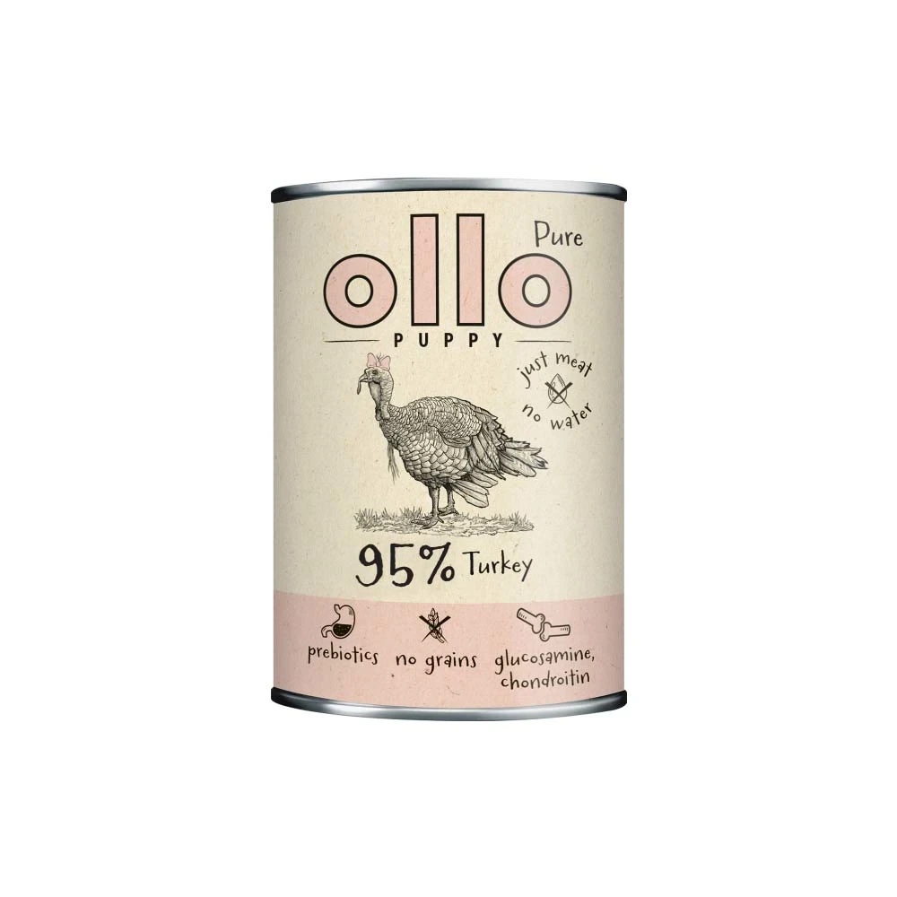 Ollo PUPPY Pure Indyk 400g/850g
