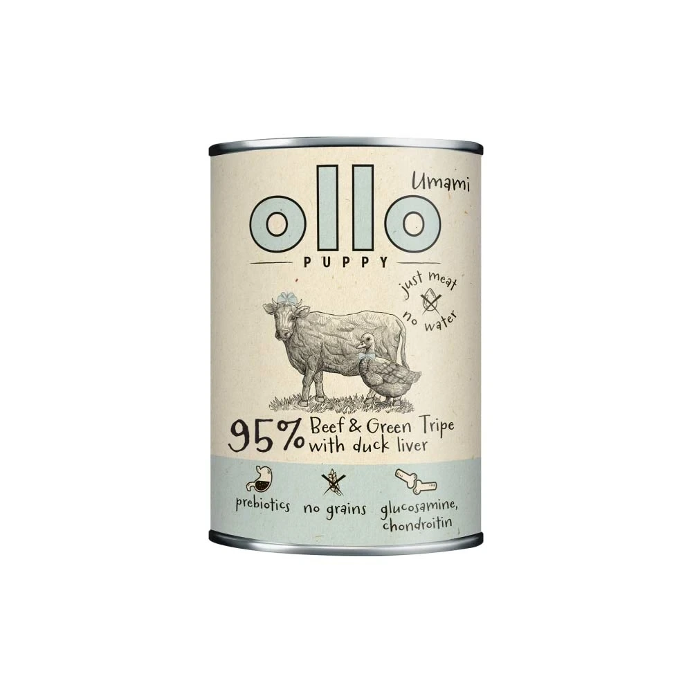 Ollo PUPPY Umami Wołowina i żwacze 400g/850g