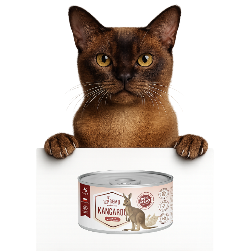 Bemo Mono Kangur 185g - mokra karma dla kotów