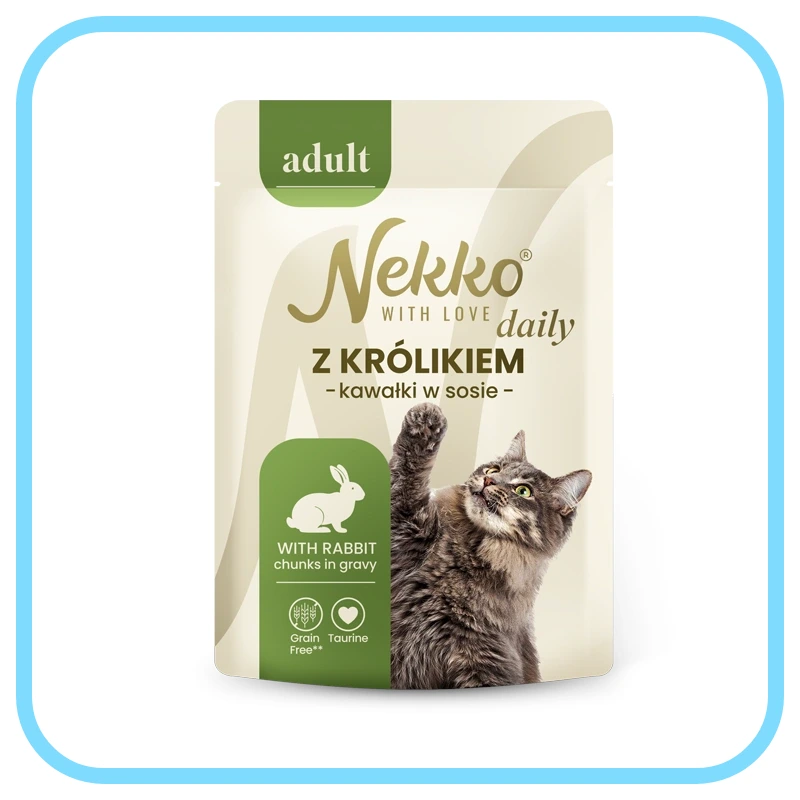 Nekko Daily królik - saszetka w sosie 85g