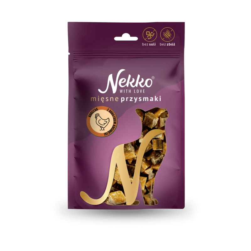 Nekko Przysmak Kot kurczak kocimiętka 50g