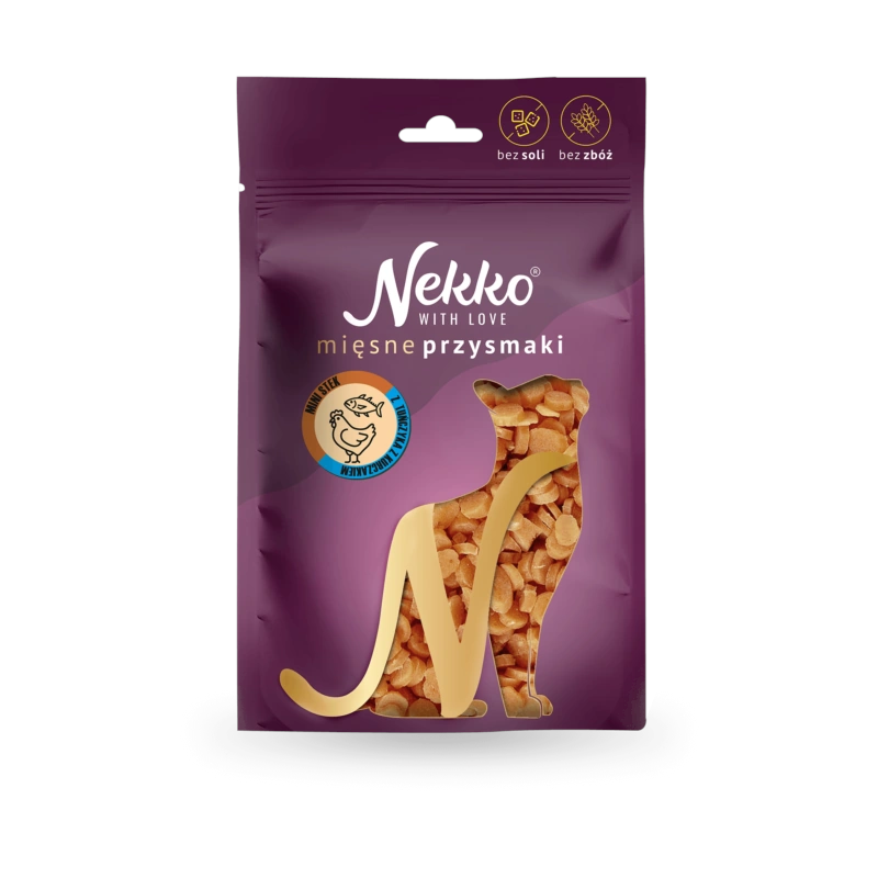 Nekko Przysmak Kot mini stek tuńczyk + kurczak 50g