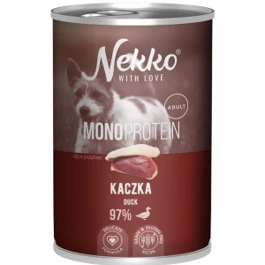 Nekko MONO kaczka 400g - mokra karma dla psów dorosłych