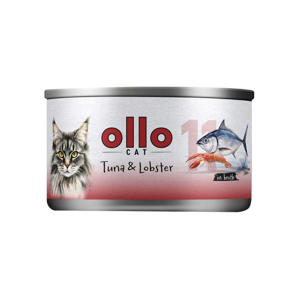 Ollo nr 11 - Tuńczyk Homar - mokra karma w sosie dla kota 70g