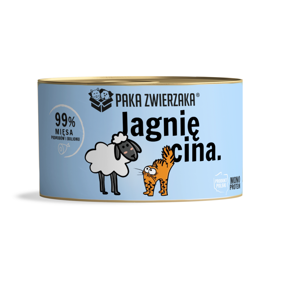 Paka Zwierzaka jagnięcina 200g - mokra karma dla kotów
