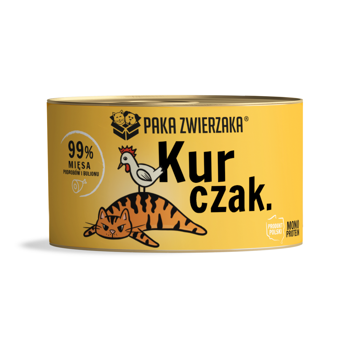 Paka Zwierzaka kurczak 200g - mokra karma dla kotów