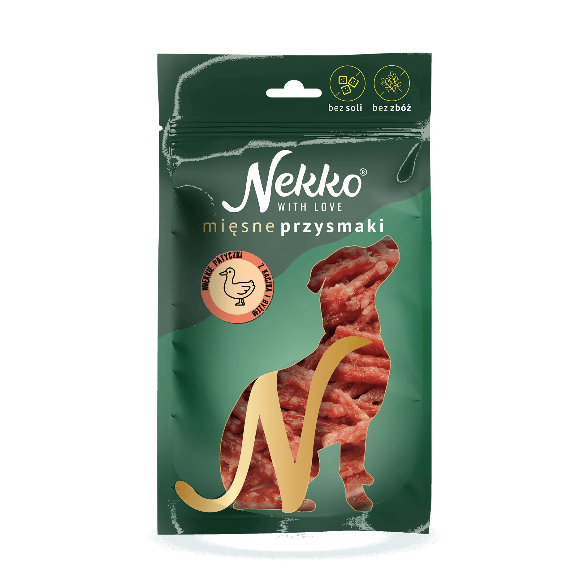 Nekko Przysmak Pies patyczki kaczka z ryżem 80g