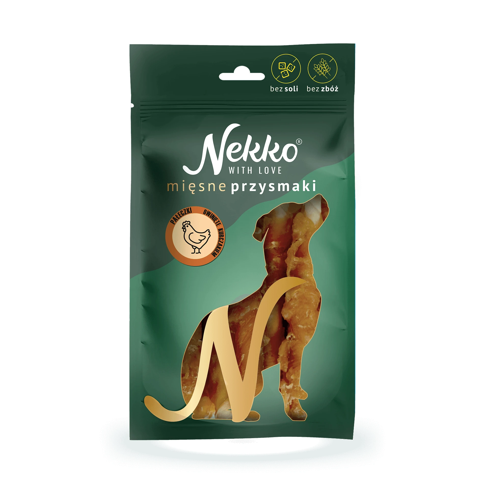 Nekko Przysmak Pies pałeczki owinięte kurczakiem 80g