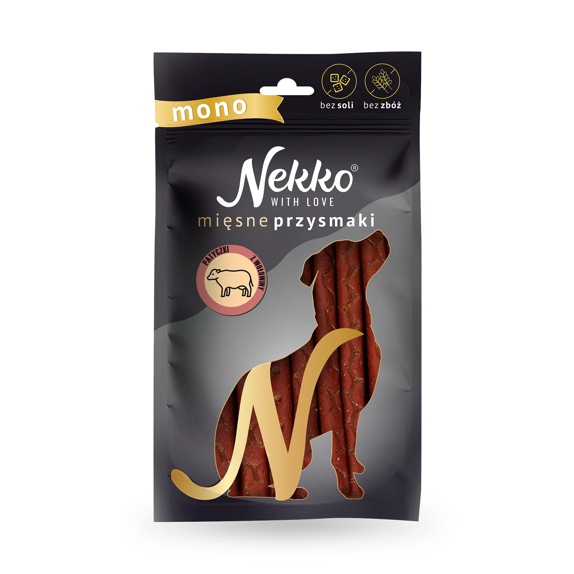 Nekko Przysmak Pies Mono patyczki z wołowiny 80g