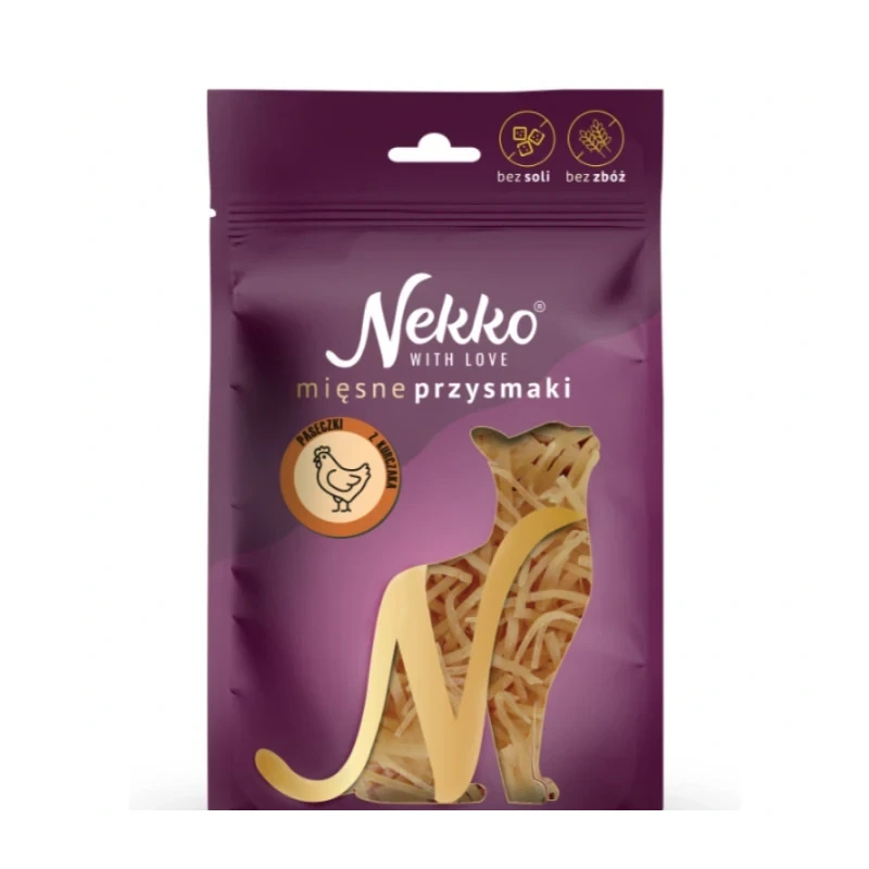 Nekko Przysmak Kot paseczki z kurczaka 50g