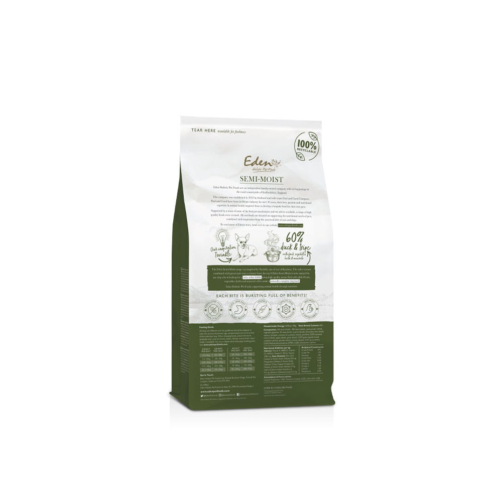 Eden Kaczka & Żołądki 2kg/10kg - półwilgotna karma dla psów