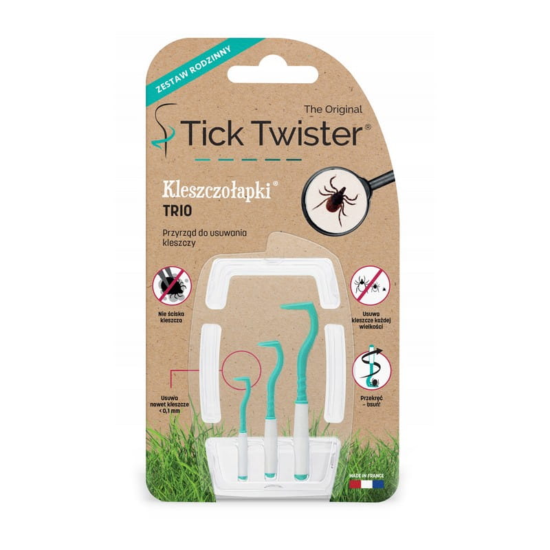 Tick Twister® TRIO do usuwania kleszczy - kleszczołapki® dla zwierząt i ludzi