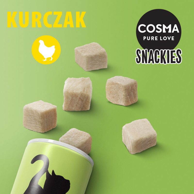 Cosma Original Snackies kurczak 26g - przysmaki dla kotów