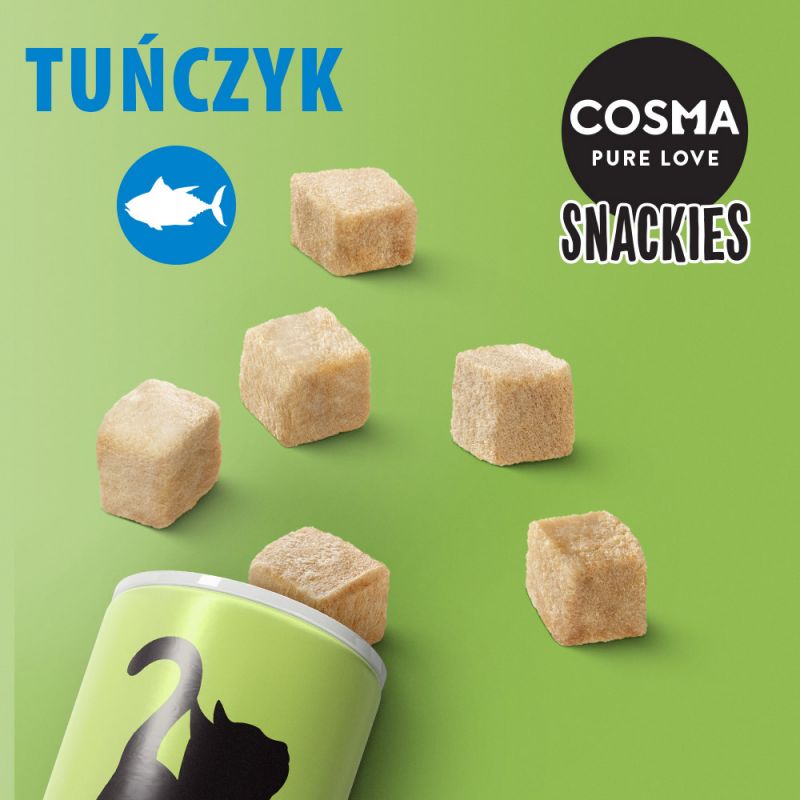 Cosma Original Snackies tuńczyk 25g - przysmaki dla kotów