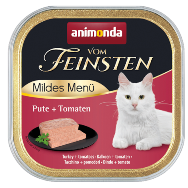 Animonda MILD MENU mokra karma dla kastratów indyk+ pomidory dla kotów 100