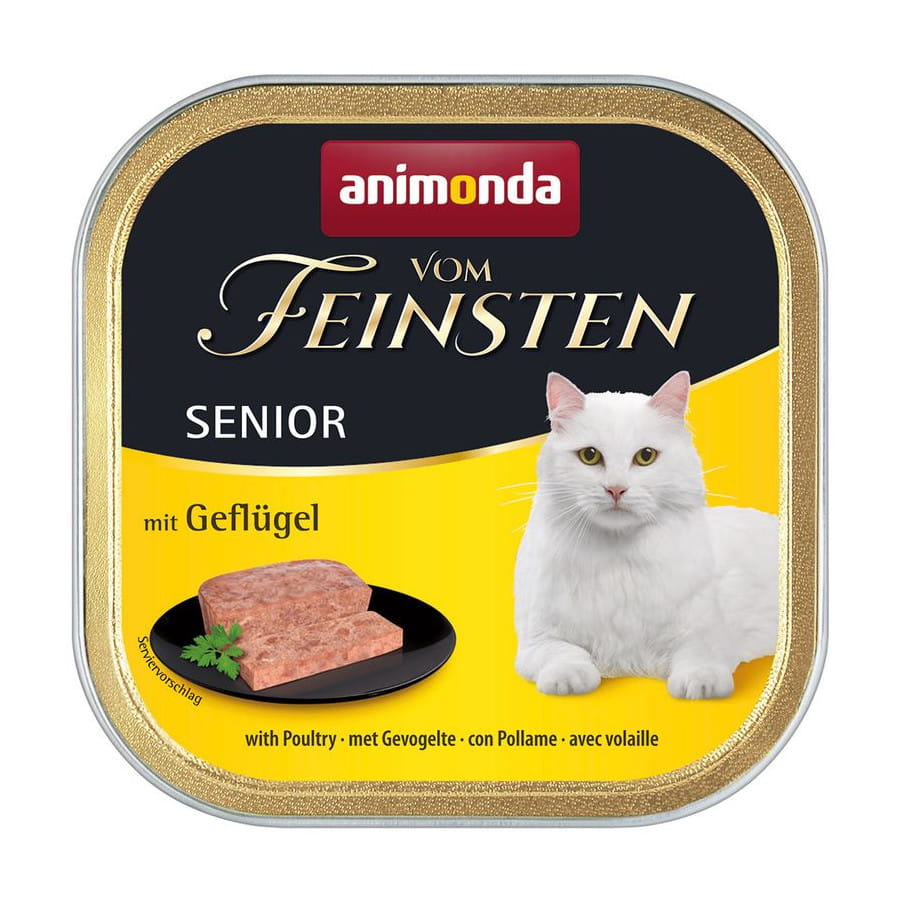 Animonda Senior z drobiem 100g - mokra karma dla starszych kotów