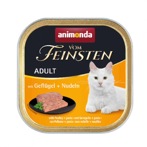 Animonda vom feinsten drób + makaron 100g - mokra karma w pasztecie dla kotów
