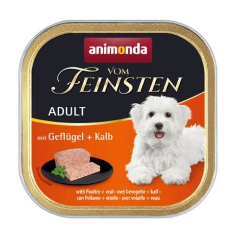 Animonda vom feinsten drób z cielęciną 150g - mokra karma dla psów