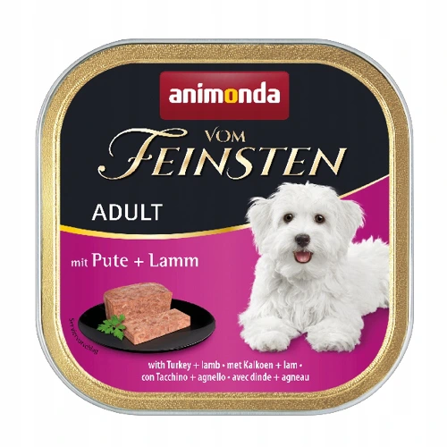 Animonda vom feinsten indyk z jagnięciną 150g - mokra karma dla psów