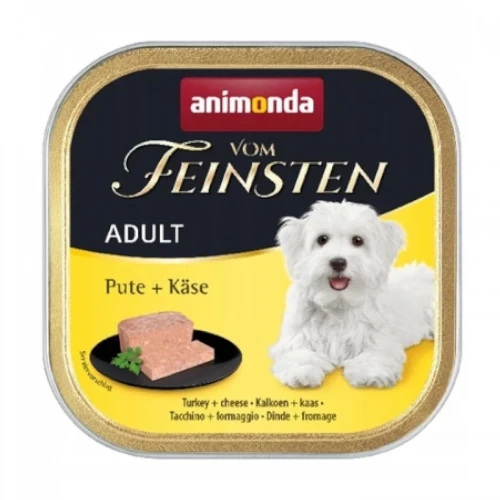 Animonda vom feinsten indyk z serem 150g - mokra karma dla psów