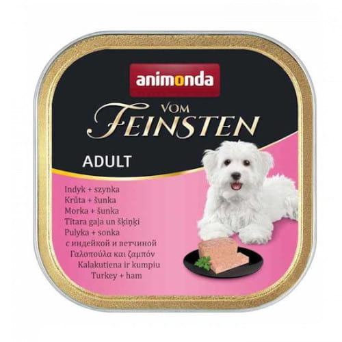 Animonda vom feinsten indyk z szynką 150g - mokra karma dla psów