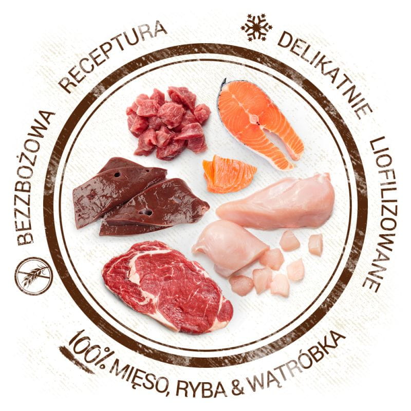 Purizon Snack (ryba i wołowina) 40g - przysmaki dla kotów