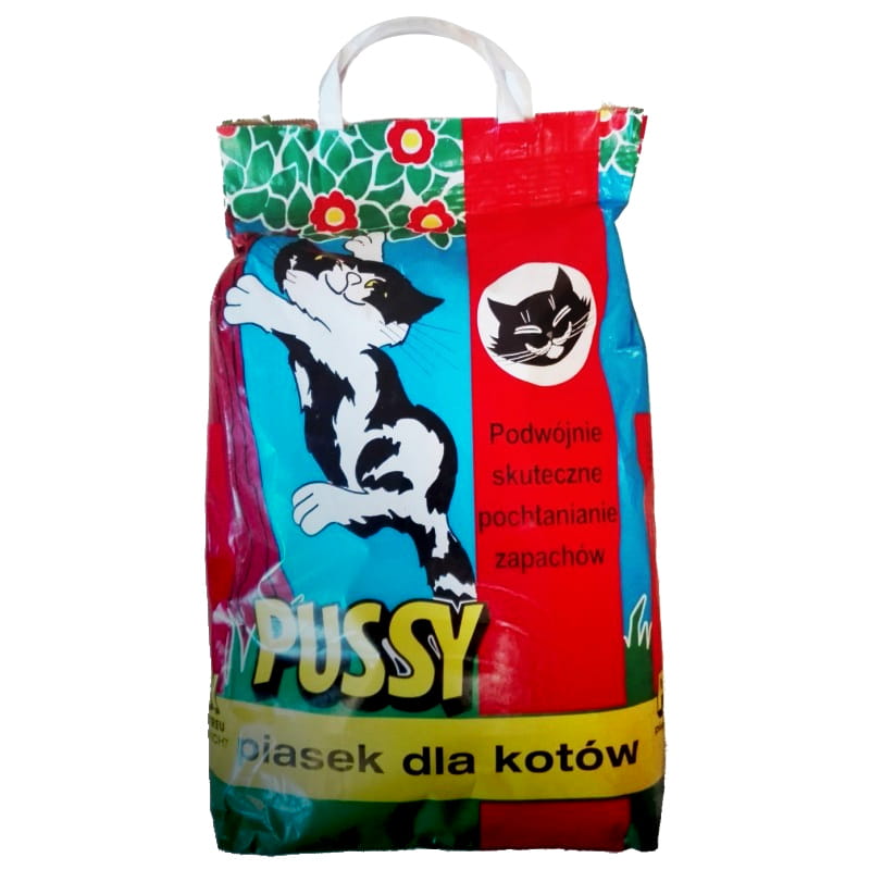 Pussy Moller Mineralny żwirek niezbrylający 9L - żwirki dla kotów