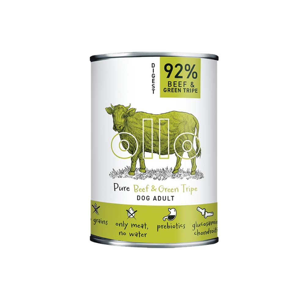 Ollo Pure Wołowina i Żwacze puszka 400g/850g