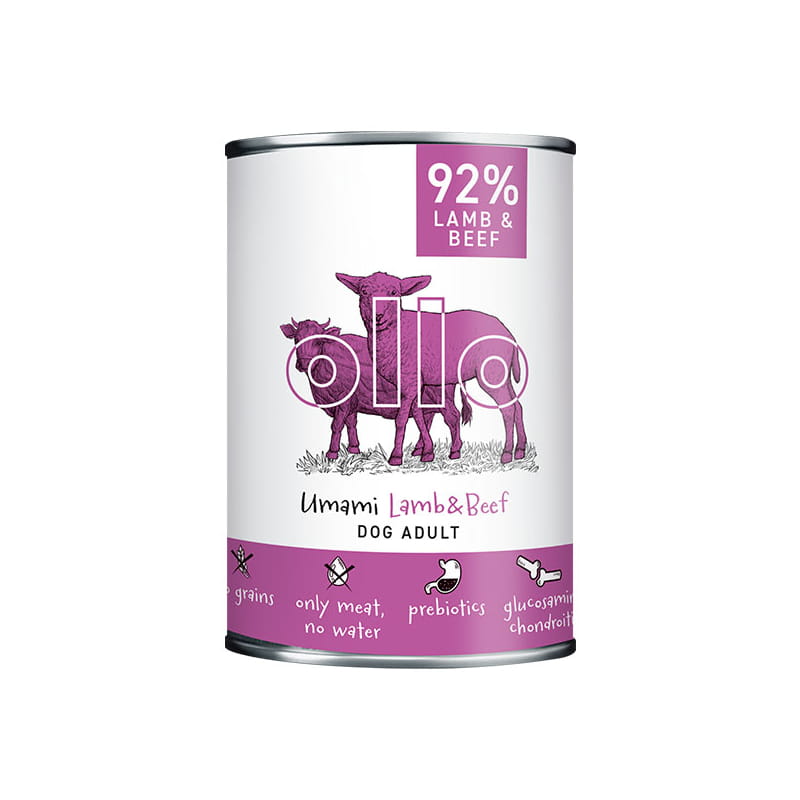 Ollo Umami Jagnięcina i Wołowina puszka 400/850g